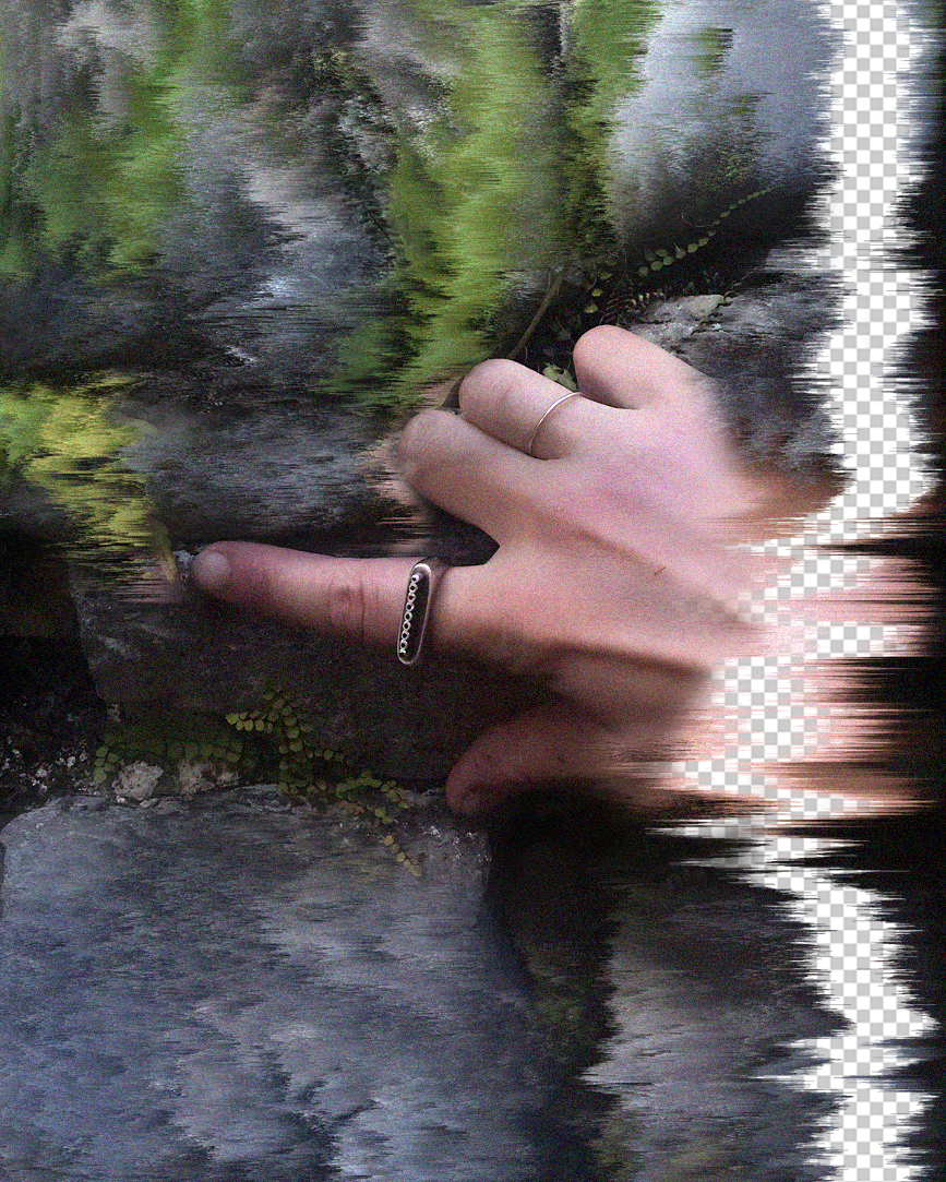 A handmade ring made in 925 Silver with a futuristic jewelry design