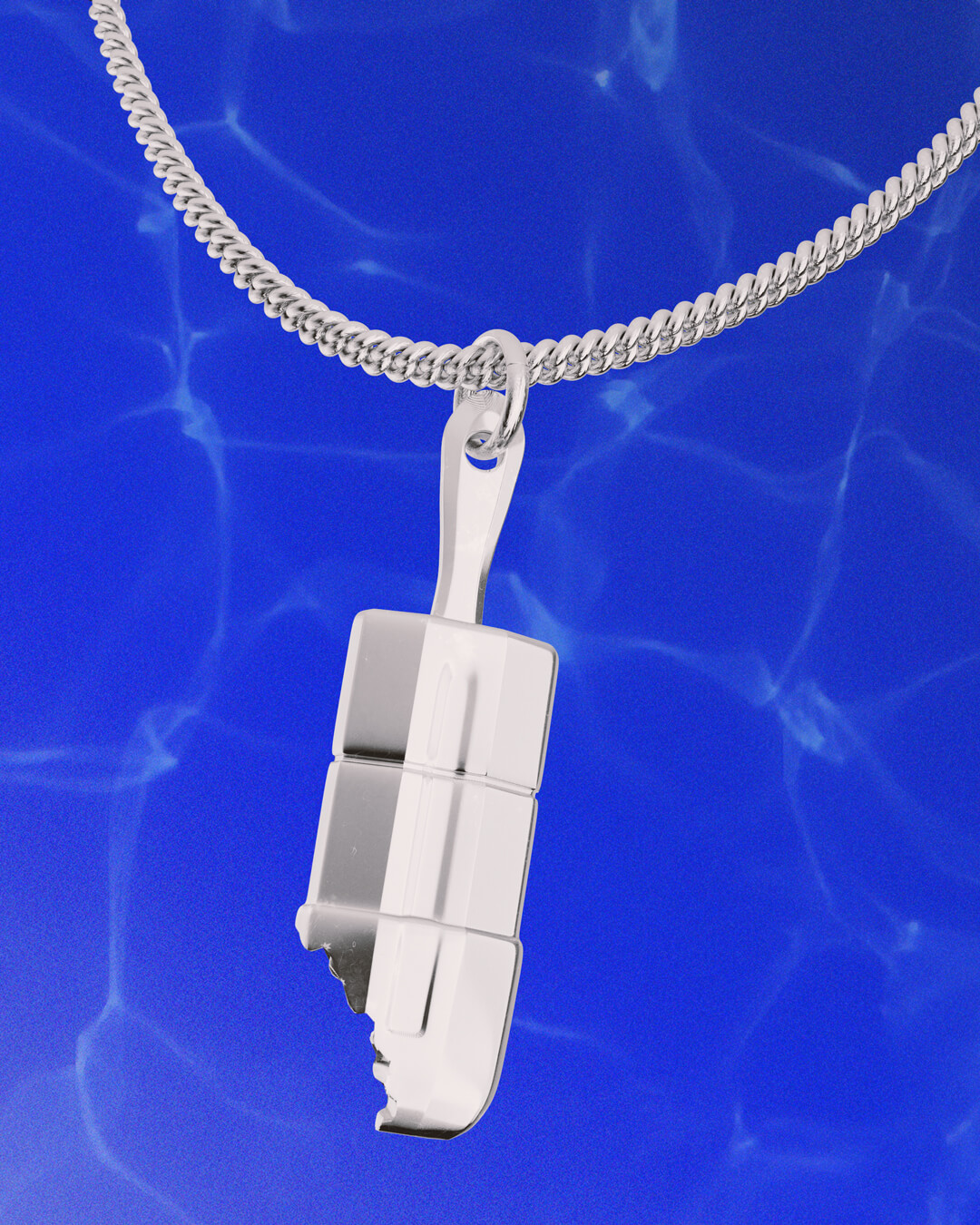 Eis Popsicle Jolly Pendant 925 Silver